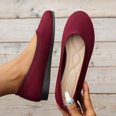 Women's Orthopaedic Slip-On Shoes | Arch-Support Breathable Slip-Resistant Fit for Everyday Wear & Smart Casual Wear in Red