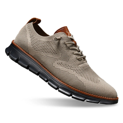 Men's Orthopaedic Walking Shoes | Wide Toe-Box Featherlight Breathable Comfort Fit for Everyday Wear & Smart Casual Wear in Brown Black