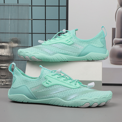 Men's Lightweight Barefoot Training Shoes | Flexible-Sole Breathable Comfort Fit for Everyday Wear & Smart Casual Wear in Light Green