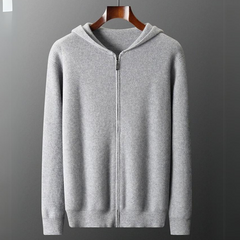 Men's Hoodie | Ultra-Soft & Warm Fabric | Relaxed Fit Casual Wear | Voxeya in Gray