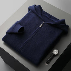 Men's Hoodie | Ultra-Soft & Warm Fabric | Relaxed Fit Casual Wear | Voxeya in Navy
