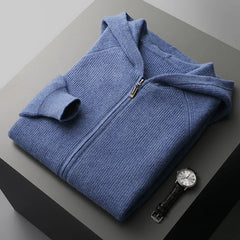 Men's Hoodie | Ultra-Soft & Warm Fabric | Relaxed Fit Casual Wear | Voxeya in Blue