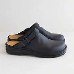 Men's Mules | Comfortable & Minimalist Slip-On Design | Everyday Wear | Voxeya in Black