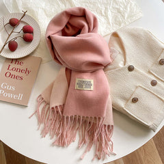Reversible Scarf | Soft & Versatile Warmth | Everyday Accessory | Voxeya in Pink