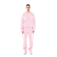 Women's Jogging Suit | Relaxed Fit & Adjustable Hood | Casual Leisurewear | Voxeya in Light Pink