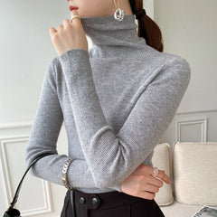 Women's Sweater | Ribbed Texture & Streamlined Fit | Versatile Everyday Style | Voxeya in Grey