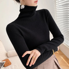 Women's Sweater | Ribbed Texture & Streamlined Fit | Versatile Everyday Style | Voxeya in Black