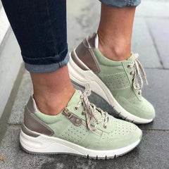 Women's Walking Shoes | Orthopaedic Support & Cushioned Fit | Everyday Comfort | Voxeya in Green