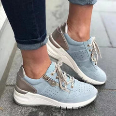 Women's Walking Shoes | Orthopaedic Support & Cushioned Fit | Everyday Comfort | Voxeya in Blue