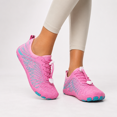 Women's Walking Shoes | Wide Toe Box & Breathable Upper | Lightweight & Anti-Slip | Voxeya in Pink