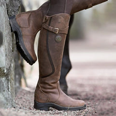 Women's Waterproof Boots | Durable & Anti-Slip | Supportive Fit | Voxeya in Dark Brown