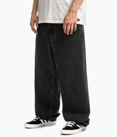 Men's Modern Wide-Leg Denim Trousers | Relaxed Versatile Comfort-Focused Fit for Everyday Wear & Smart Casual Wear in Black