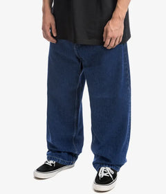Men's Modern Wide-Leg Denim Trousers | Relaxed Versatile Comfort-Focused Fit for Everyday Wear & Smart Casual Wear in Dark Blue