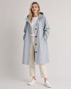 Women's Rain Cape | Lightweight & Waterproof | Breathable & Stylish | Voxeya in Coal