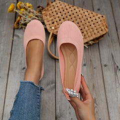 Women's Orthopaedic Slip-On Shoes | Arch-Support Breathable Slip-Resistant Fit for Everyday Wear & Smart Casual Wear in Pink