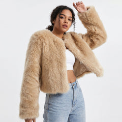Women's Versatile Cardigan | Front-Opening Layered Relaxed Fit for Autumn & Winter Wear & Cold Weather Layering in Pale Curry